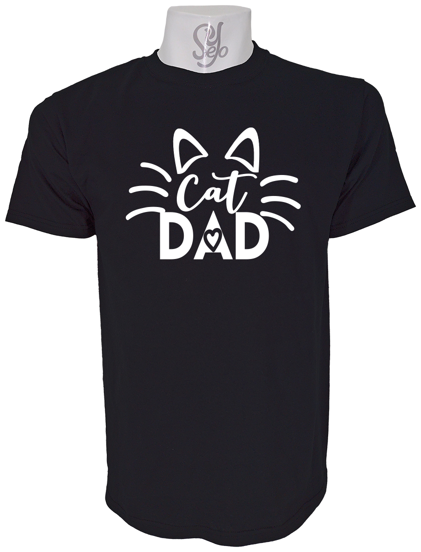 Polera Para Parejas Cat Mom Cat Dad Amantes de los gatos 2 Polera Para Parejas Cat Mom Cat Dad Amantes de los gatos