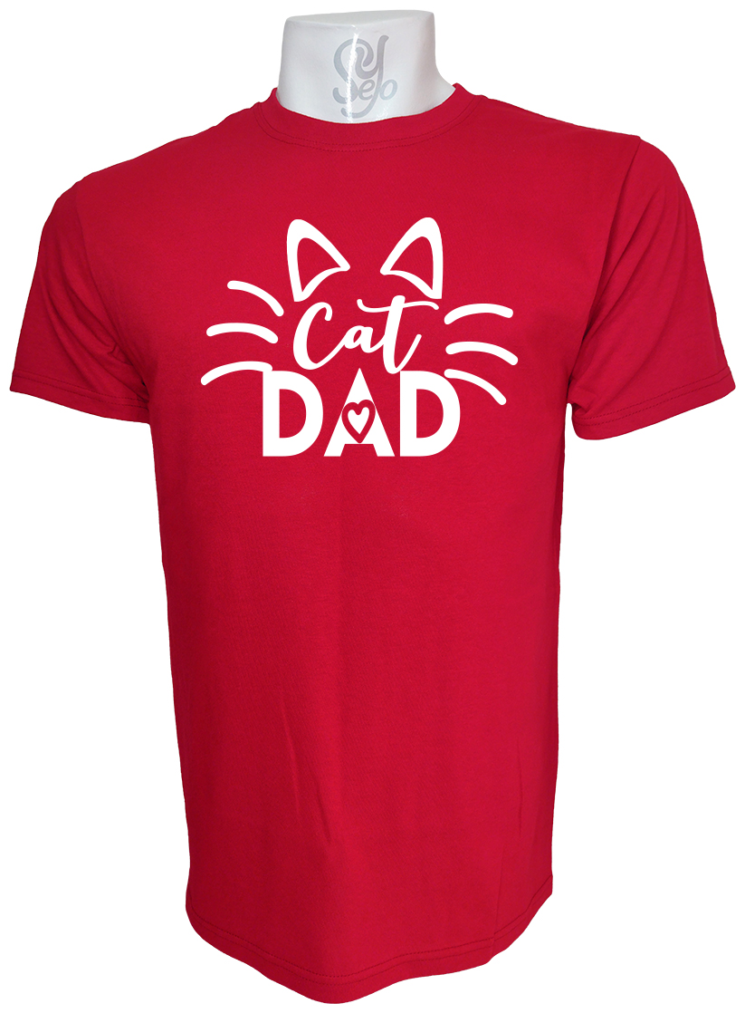 Polera Para Parejas Cat Mom Cat Dad Amantes de los gatos 7 Polera Para Parejas Cat Mom Cat Dad Amantes de los gatos