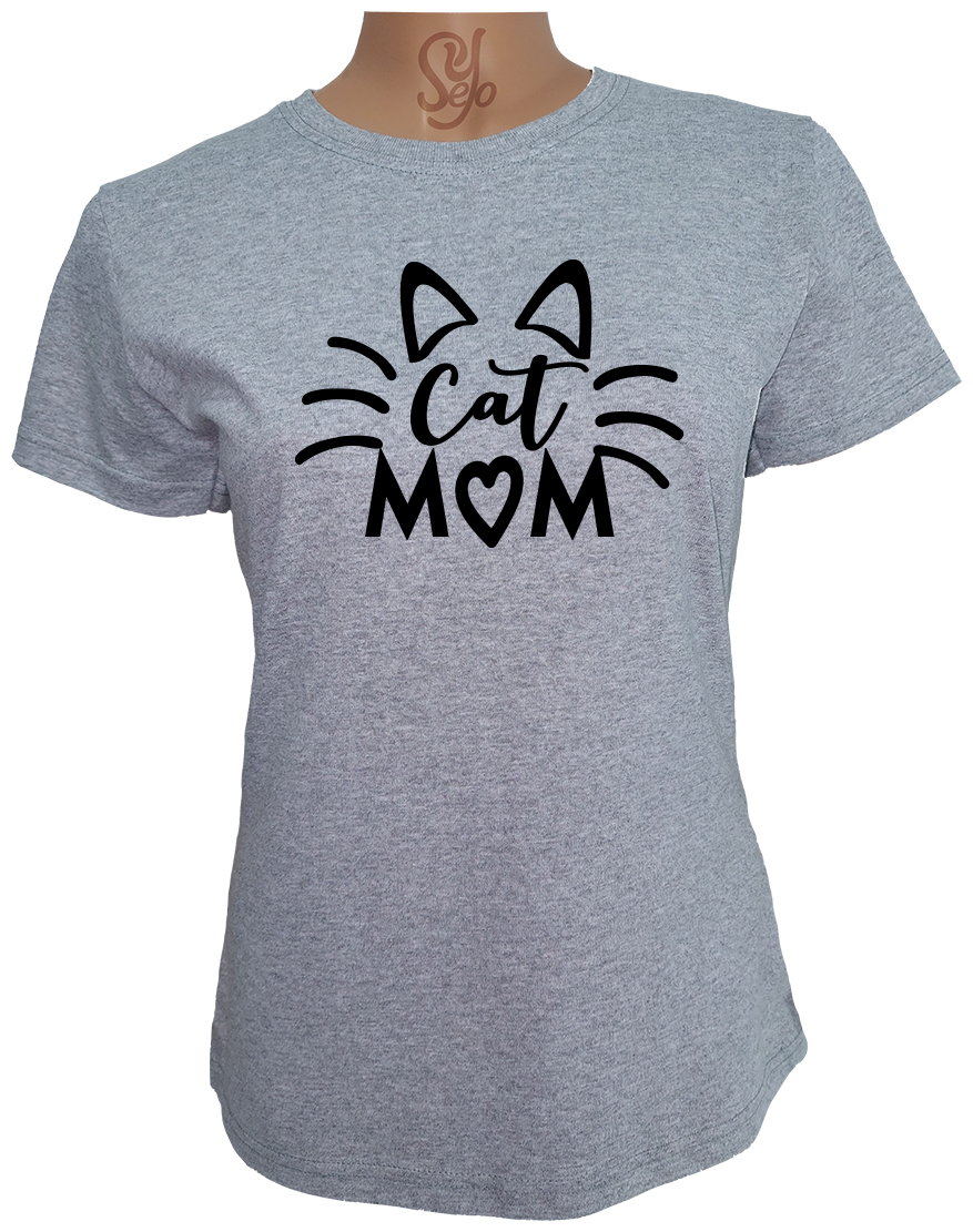Polera Para Parejas Cat Mom Cat Dad Amantes de los gatos 11 Polera Para Parejas Cat Mom Cat Dad Amantes de los gatos