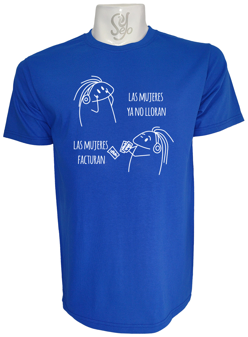 Polera de Hombre Las Mujeres Ya No Lloran Las Mujeres Facturan 2 Polera de Hombre Las Mujeres Ya No Lloran Las Mujeres Facturan