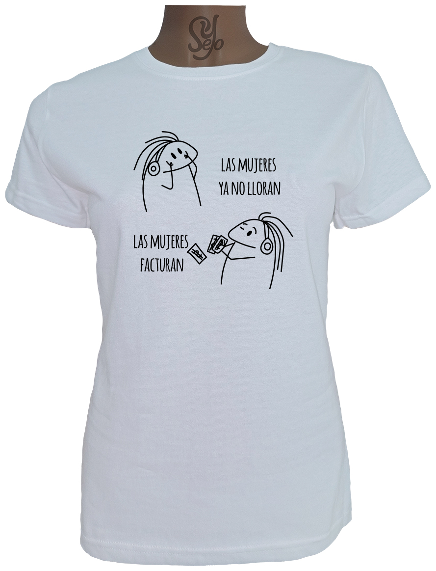 Polera De Mujer Las Mujeres Ya No Lloran Las Mujeres Facturan 1 Polera De Mujer Las Mujeres Ya No Lloran Las Mujeres Facturan