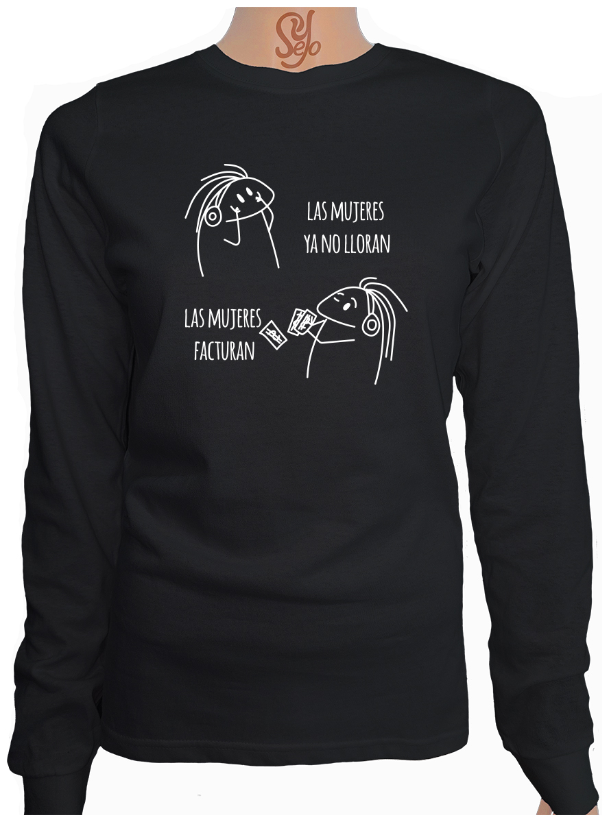 Polera De Mujer Manga Larga Las Mujeres Ya No Lloran Las Mujeres Facturan 2 Polera De Mujer Manga Larga Las Mujeres Ya No Lloran Las Mujeres Facturan