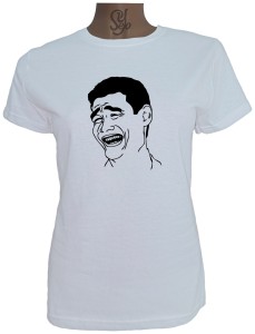 Polera De Mujer Meme Yao Ming Troll Face
