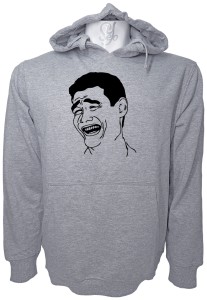 Poleron Con Capucha Meme Yao Ming Troll Face