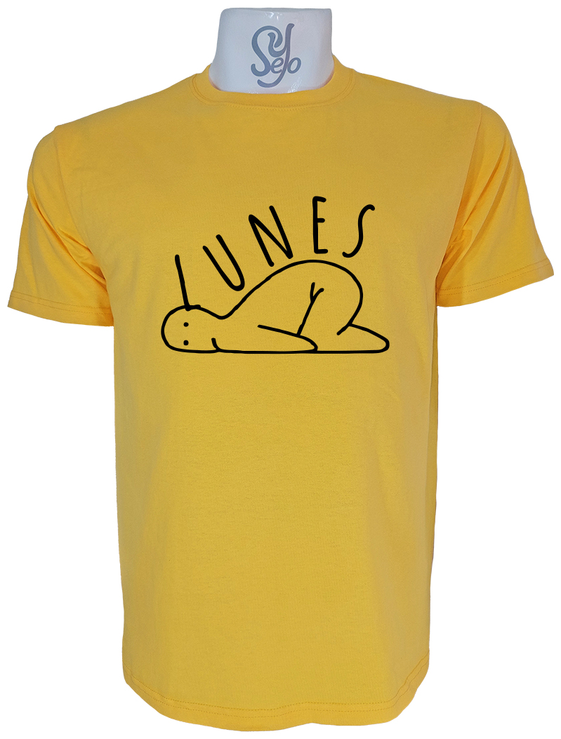 Polera de Hombre Meme Flojera De Cada Lunes 7 Polera de Hombre Meme Flojera De Cada Lunes