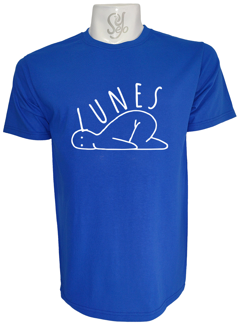 Polera de Hombre Meme Flojera De Cada Lunes 2 Polera de Hombre Meme Flojera De Cada Lunes