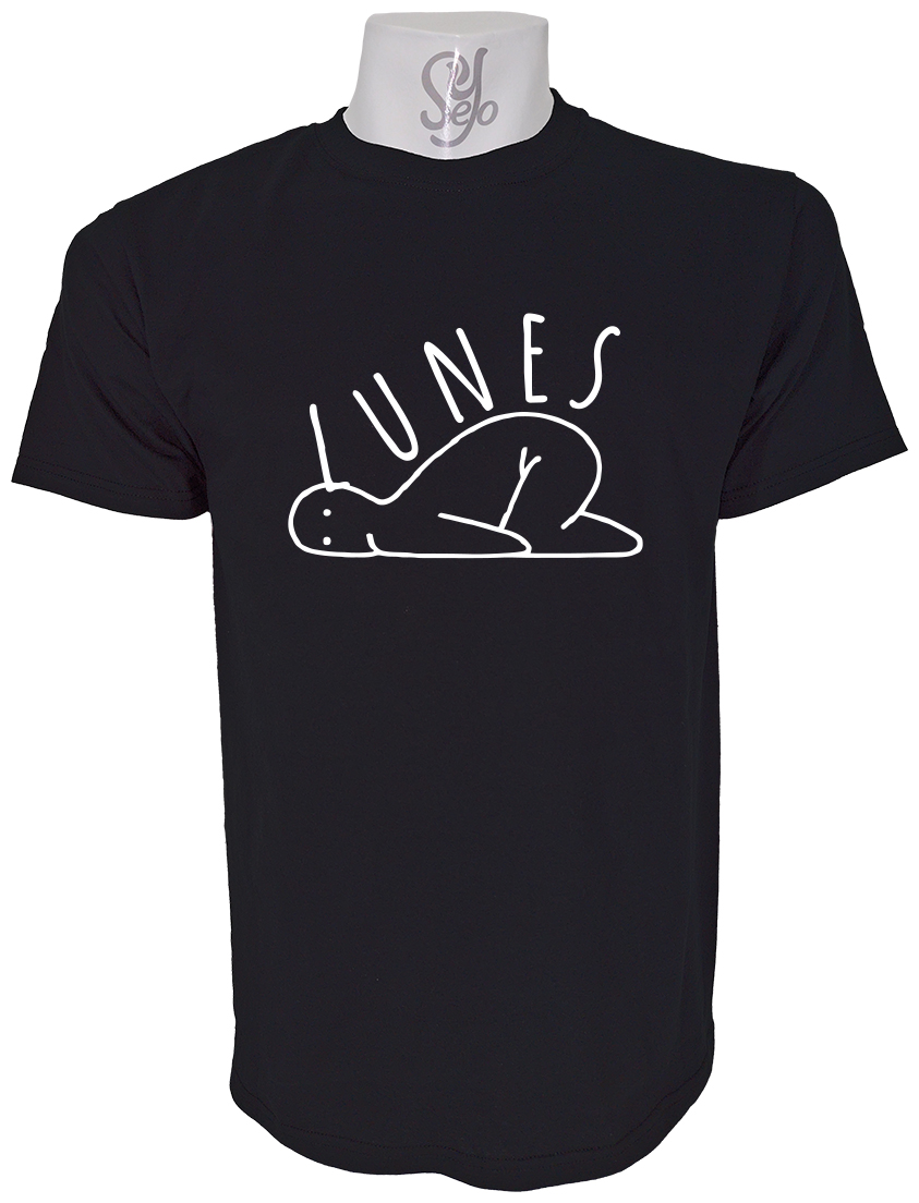 Polera de Hombre Meme Flojera De Cada Lunes 4 Polera de Hombre Meme Flojera De Cada Lunes