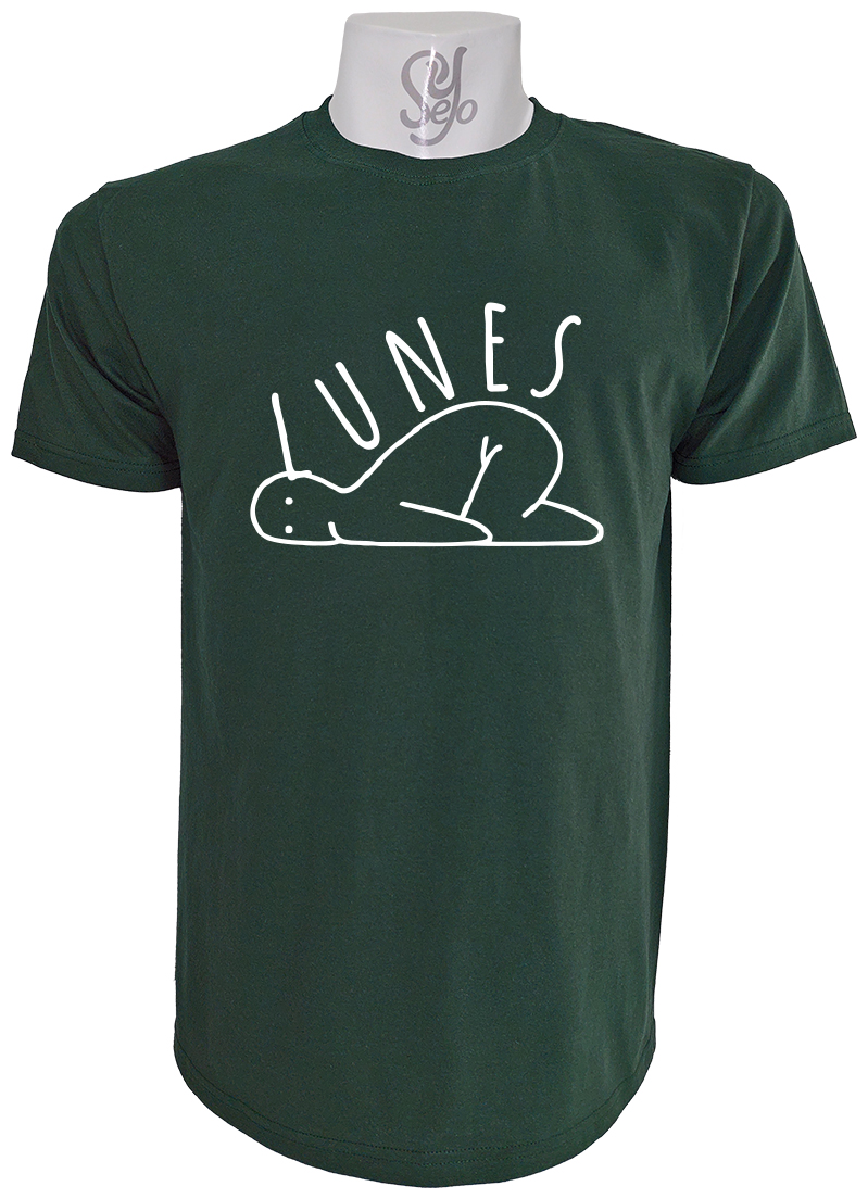 Polera de Hombre Meme Flojera De Cada Lunes 8 Polera de Hombre Meme Flojera De Cada Lunes