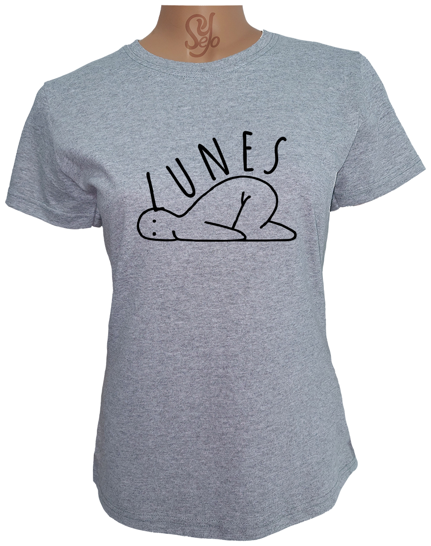 Polera De Mujer Meme Flojera De Cada Lunes 2 Polera De Mujer Meme Flojera De Cada Lunes