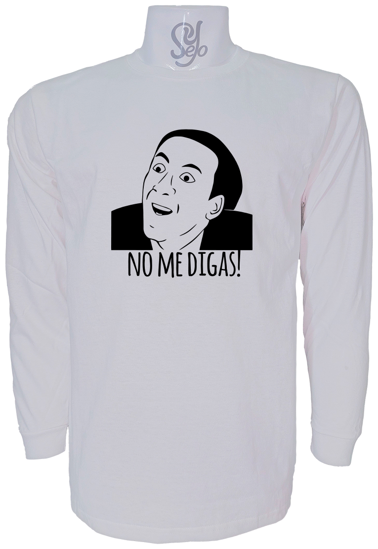Polera De Hombre Manga Larga Meme No Me Digas Troll Face 1 Polera De Hombre Manga Larga Meme No Me Digas Troll Face