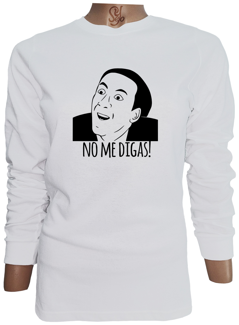 Polera De Mujer Manga Larga Meme No Me Digas Troll Face 1 Polera De Mujer Manga Larga Meme No Me Digas Troll Face