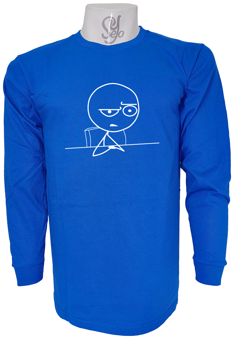 Polera De Hombre Manga Larga Meme troll face En La Mesa 4 Polera De Hombre Manga Larga Meme troll face En La Mesa