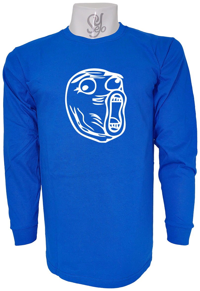 Polera De Hombre Manga Larga Meme Lol Troll Face 4 Polera De Hombre Manga Larga Meme Lol Troll Face