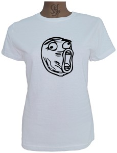 Polera De Mujer Meme Lol Troll Face