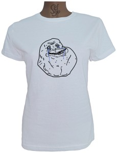 Polera De Mujer Meme Forever Alone Troll Face