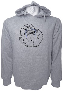 Poleron Con Capucha Meme Forever Alone Troll Face
