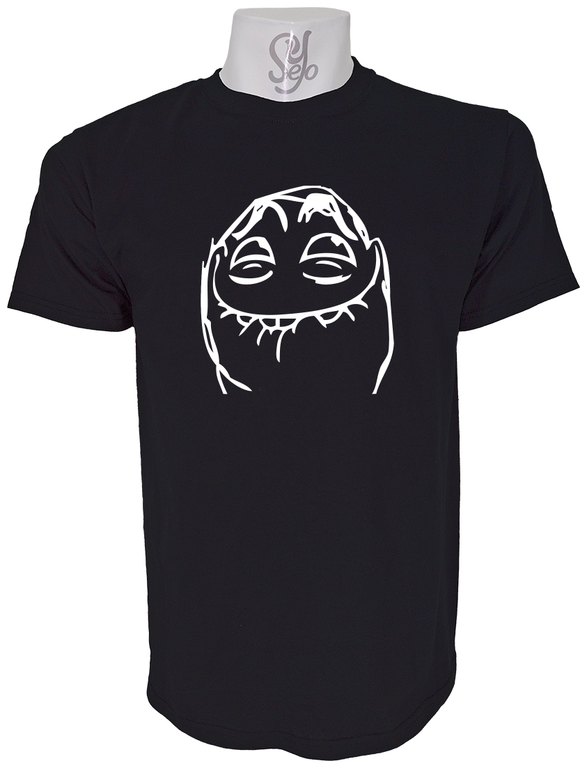 Polera de Hombre Meme Picaro Mouth Closed Troll Face 4 Polera de Hombre Meme Picaro Mouth Closed Troll Face