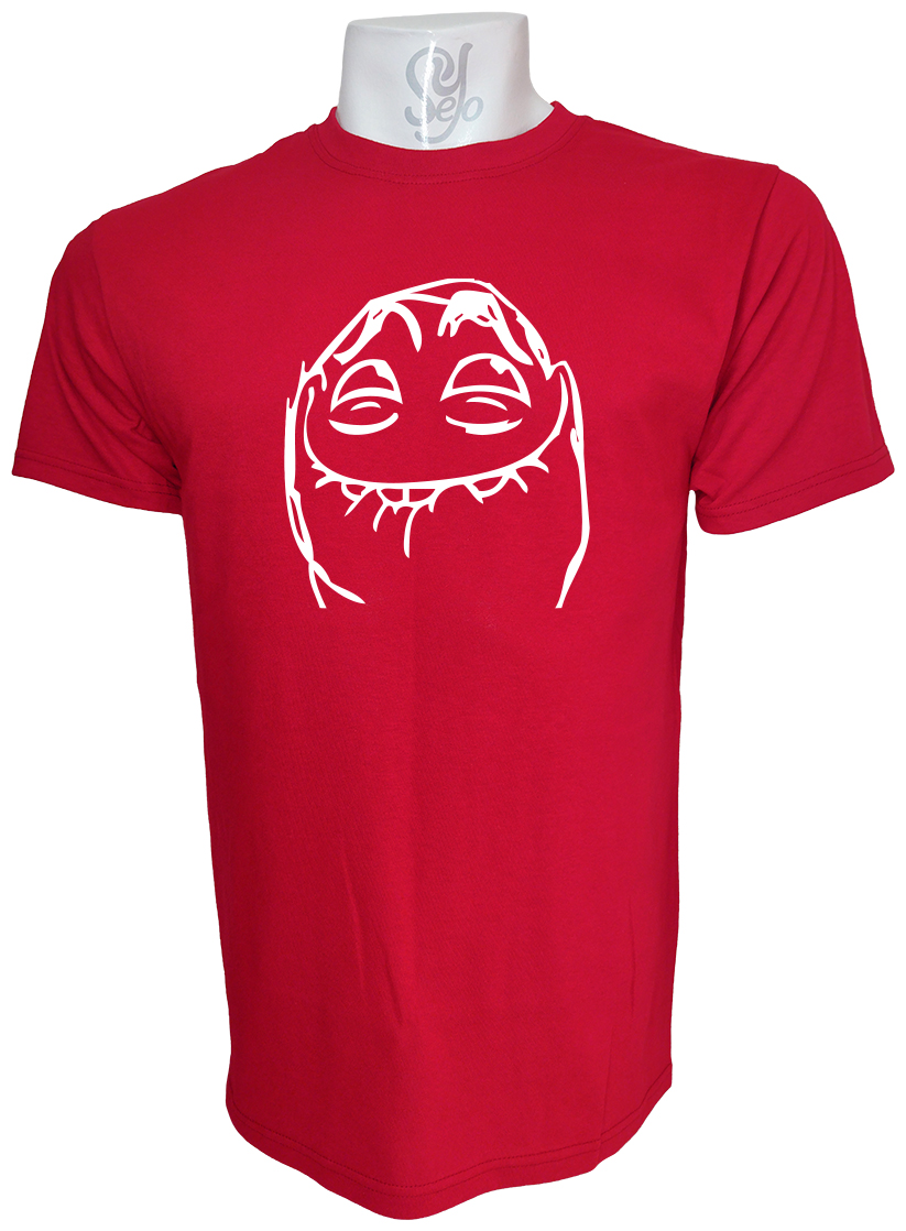 Polera de Hombre Meme Picaro Mouth Closed Troll Face 6 Polera de Hombre Meme Picaro Mouth Closed Troll Face