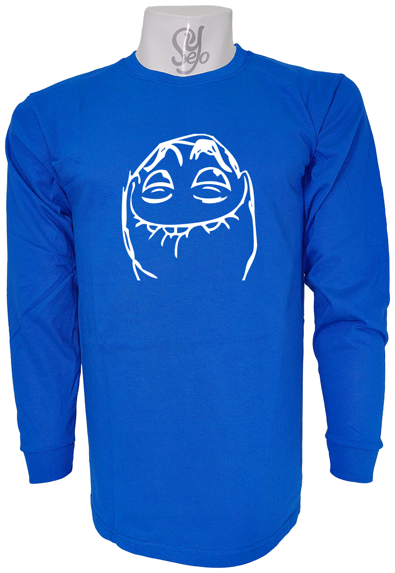 Polera De Hombre Manga Larga Meme Picaro Mouth Closed Troll Face 4 Polera De Hombre Manga Larga Meme Picaro Mouth Closed Troll Face