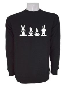 Poleron Polo Cuatro Conejos Amantes De Los Animales
