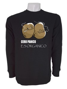 Poleron Polo Papas Fumando Cero Pánico Es Orgánico