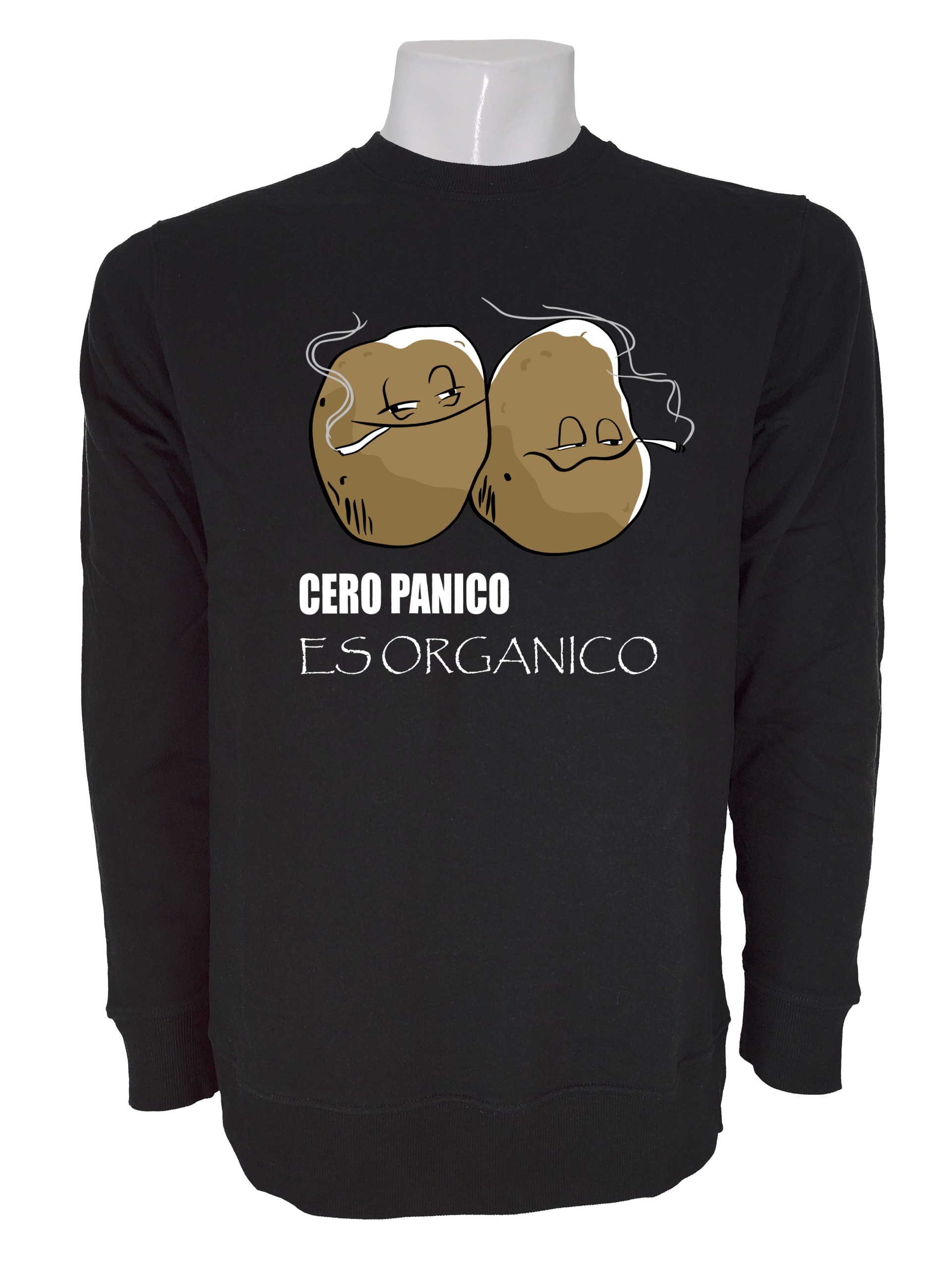 Poleron Polo Papas Fumando Cero Pánico Es Orgánico 1 Poleron Polo Papas Fumando Cero Pánico Es Orgánico