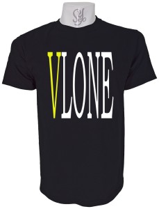 Polera de Hombre VLONE You Live Alone, You Die Alone (rep)