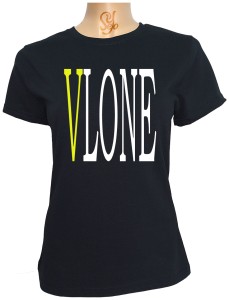 Polera De Mujer VLONE You Live Alone, You Die Alone (rep)