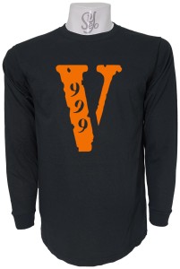 Polera De Hombre Manga Larga VLONE V999 Live Alone, Die Alone (rep)