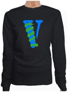 Polera De Mujer Manga Larga VLONE Serpiente Live Alone, Die Alone