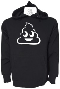 Poleron Con Capucha Emoji Caca Con Ojos la caquita feliz