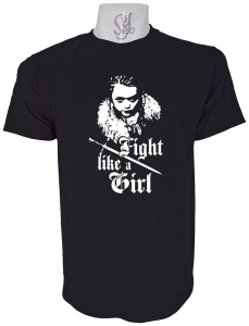 Polera de Hombre Fight Like a Girl Juego De Tronos